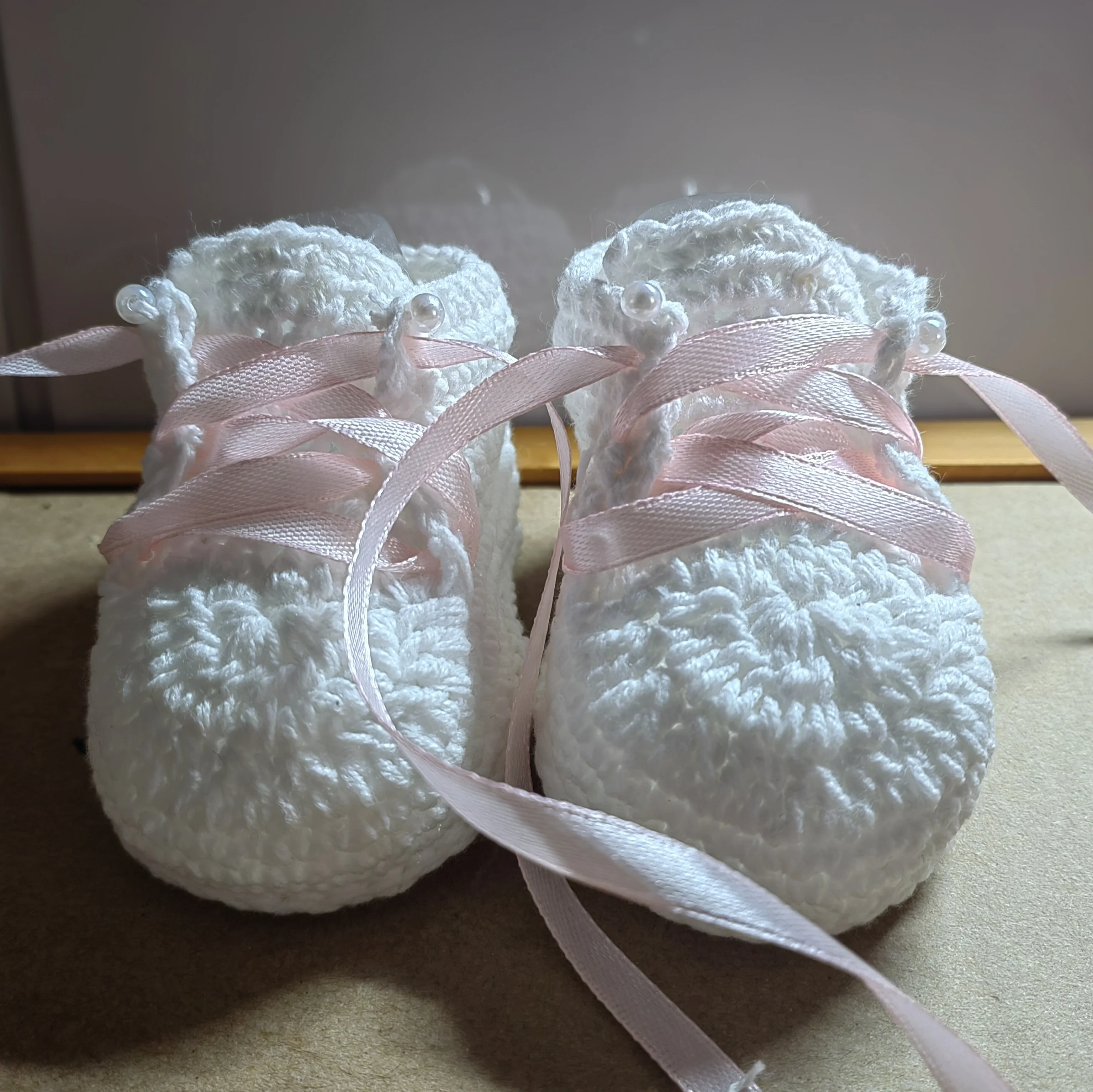 Crochet baby shoes Handmade crochet wool baby trainers booties sneakers slippers