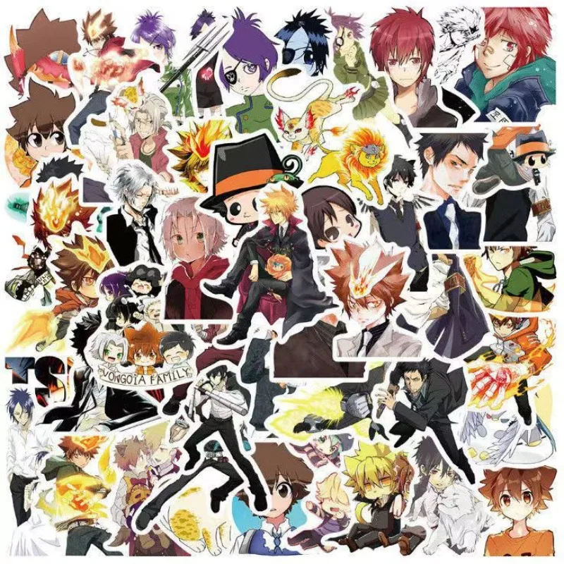 50/30/10PCS Byakuran Gesso Zanzas Fran Popular Anime Peripheral Decoration Suitcase Skateboard Refrigerator Waterproof Sticker