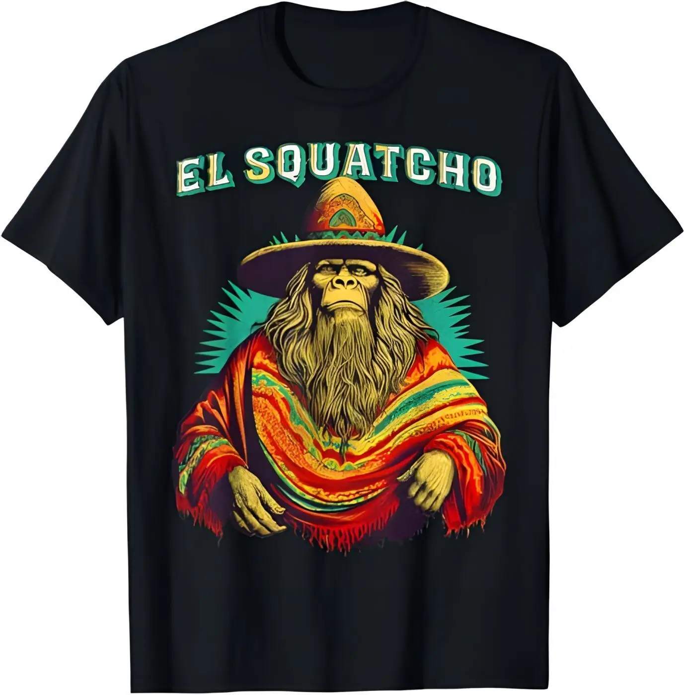 

Poncho – Western Bigfoot Funny Sasquatch T-Shirt