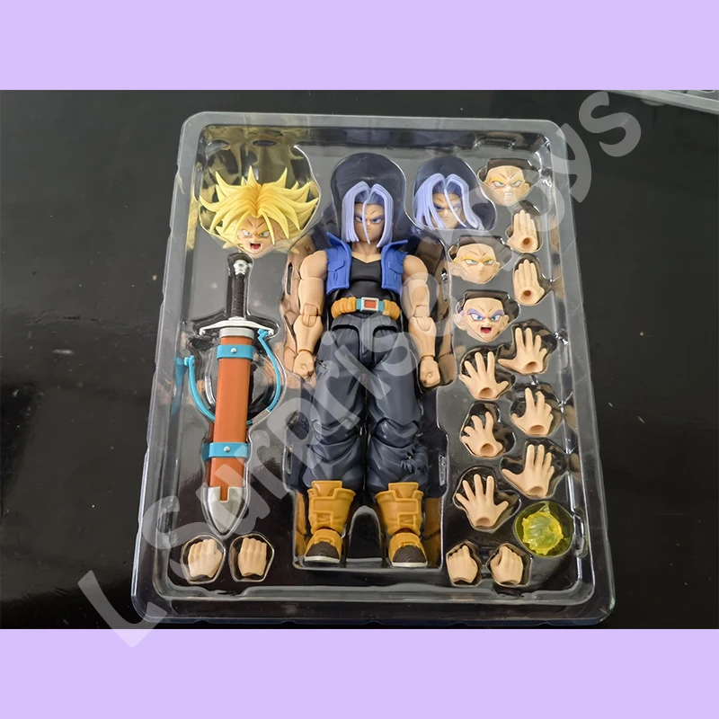 Demoniacal Fit Dragon Ball Z SHF Super Saiyan Trunks Torankusu De Komende Een Anime Action Figure Figuren Model Geschenken Speelgoed