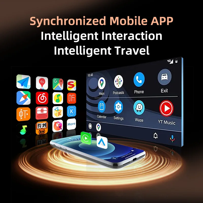 Модернизированный мини-адаптер CarPlay из сплава 2025 года для Apple iPhone iOS 10+ и автомобилей с 2016 года, бесшовное соединение для нескольких пользователей