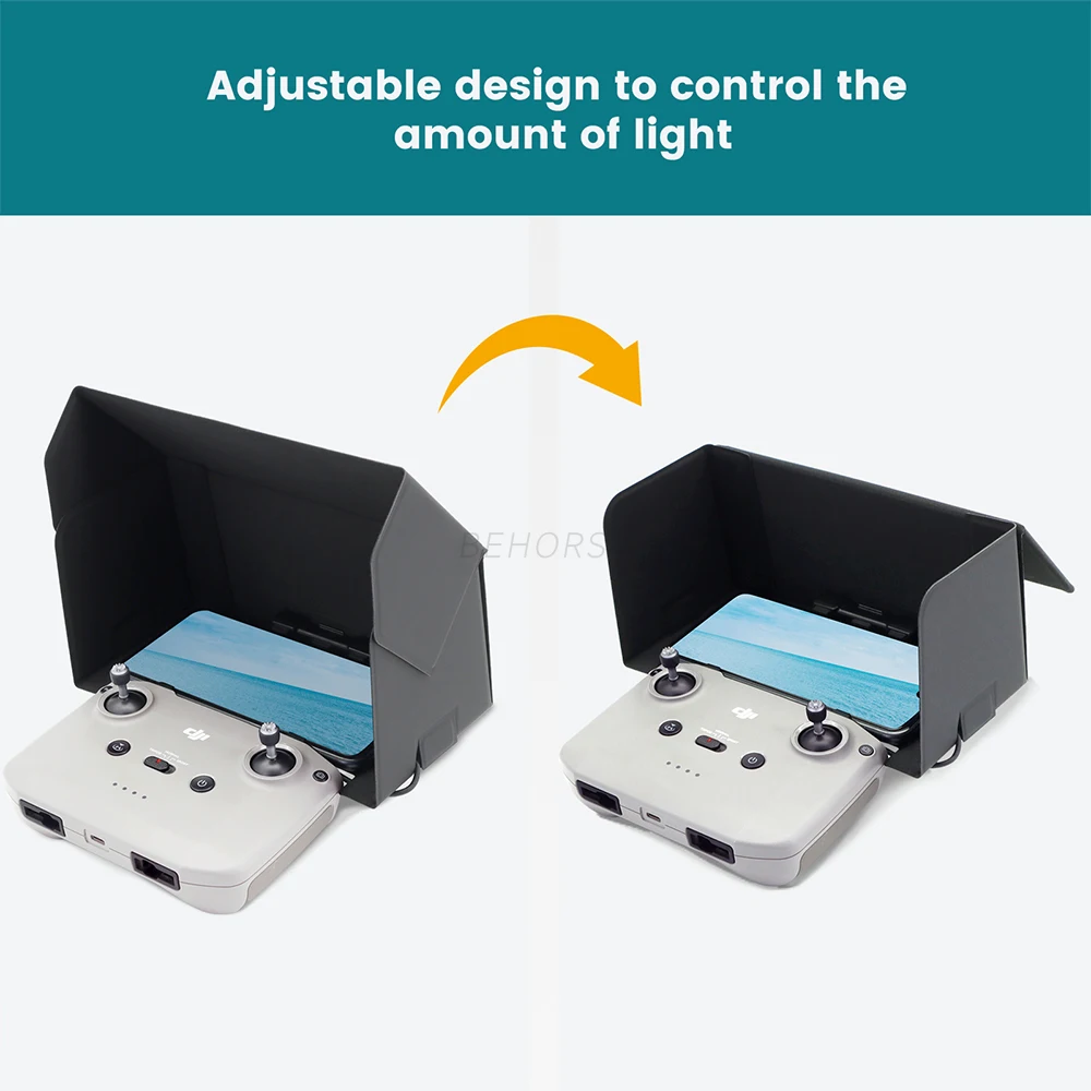 الهاتف الشمس الظل ل DJI Neo/Mini 4K/Air 3S/Mini 2 التحكم عن بعد ظلة هود الطائرة بدون طيار ل RC N1/RC N2/RC N3/RC N1C الملحقات