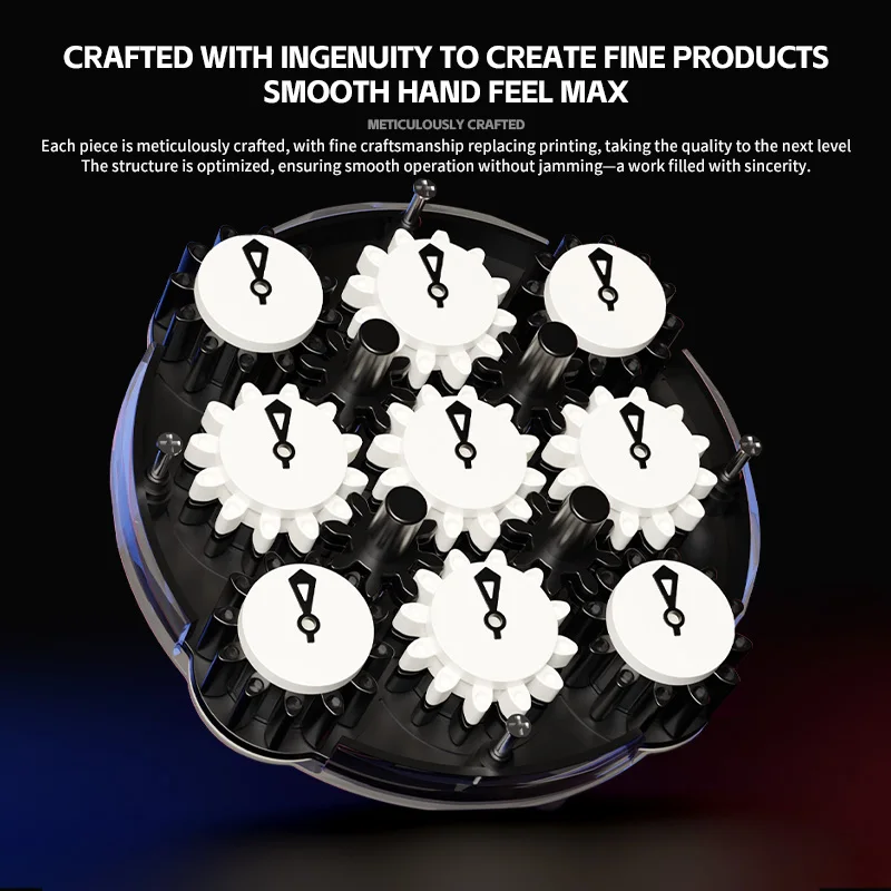 NEW SENGSO Magic Clock V2 4x4 Magnetic Puzzle Clock Cube Puzzle Shengshou Dragon Scale Clock 4x4 Toys Gift