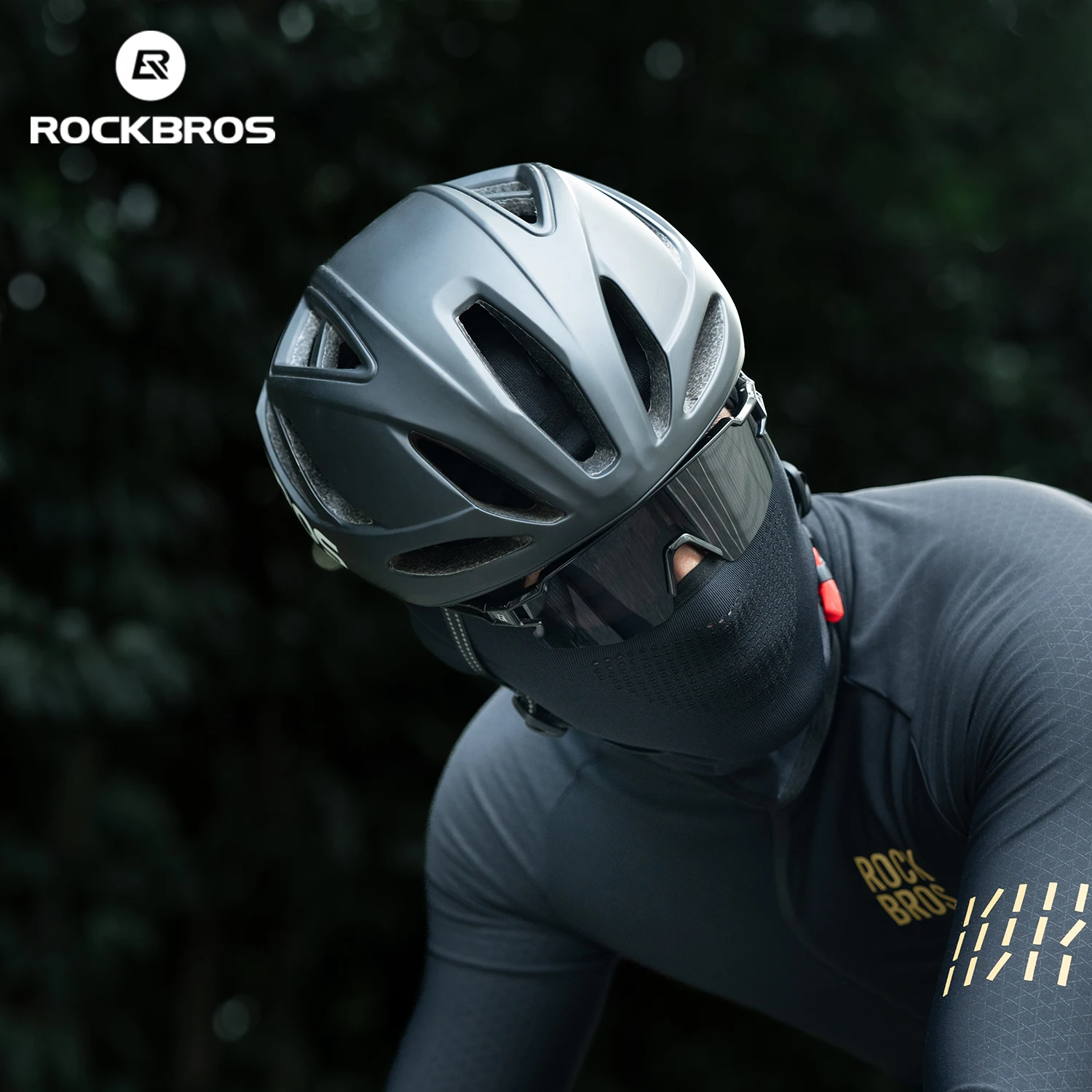 Mascarilla ROCKBROS de Alta Elasticidad, Transpirable y que Absorbe la Humedad, Pasamontañas de Ciclismo, Forro de Casco de Ciclismo de Punto Sin Costuras para Ciclismo