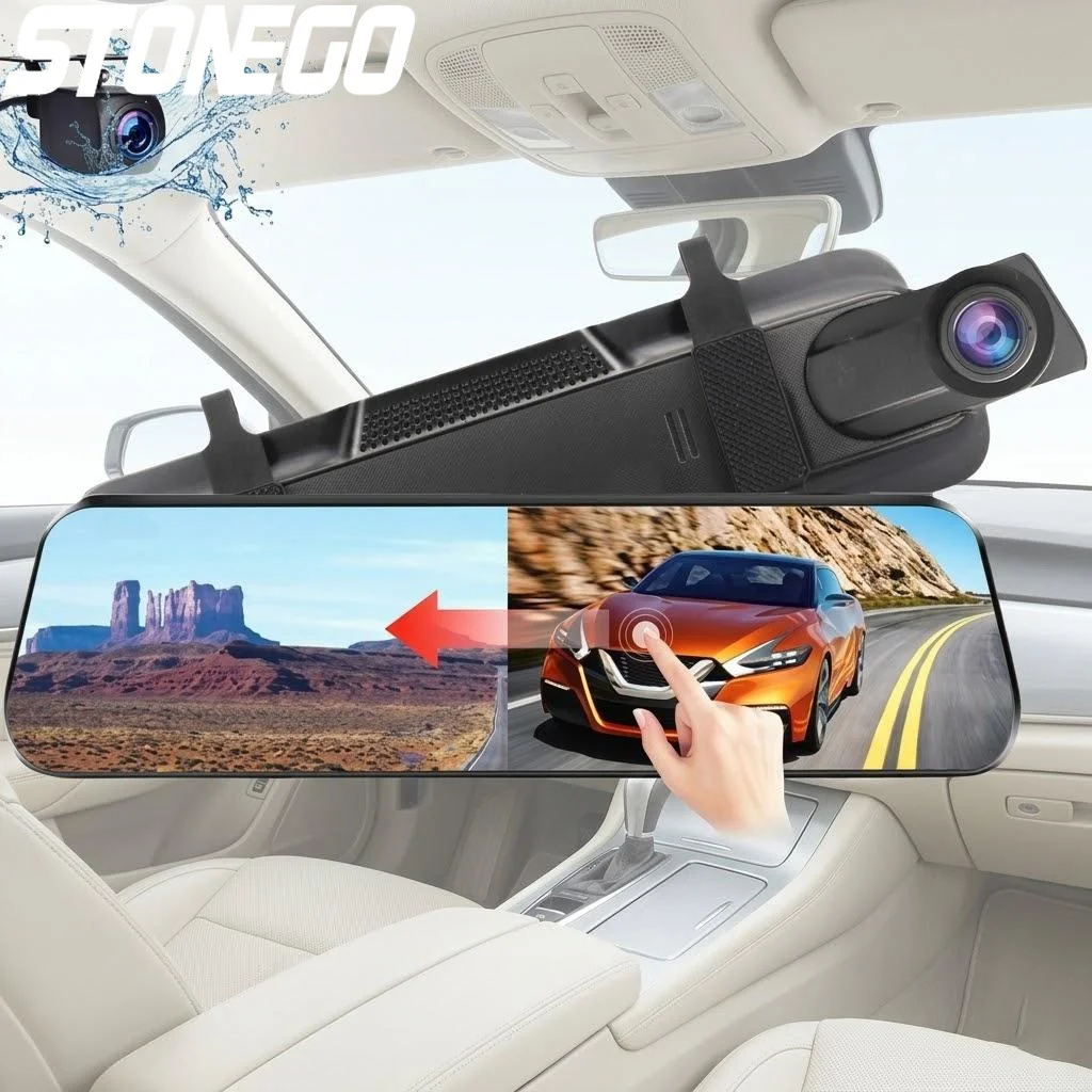 4K WiFi Touch Screen Car DVR Dual Camera Front Rear Streaming Media 24H Parking Monitor Auto Dash Cam Recorder