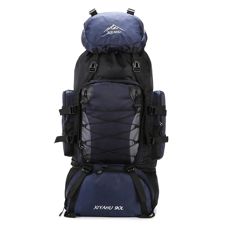 Imagem -04 - Bolsa de Viagem Impermeável para Homens e Mulheres Mochila de Escalada e Acampamento ao ar Livre Bolsa Esportiva para Caminhadas e Trekking Grande Capacidade 90l