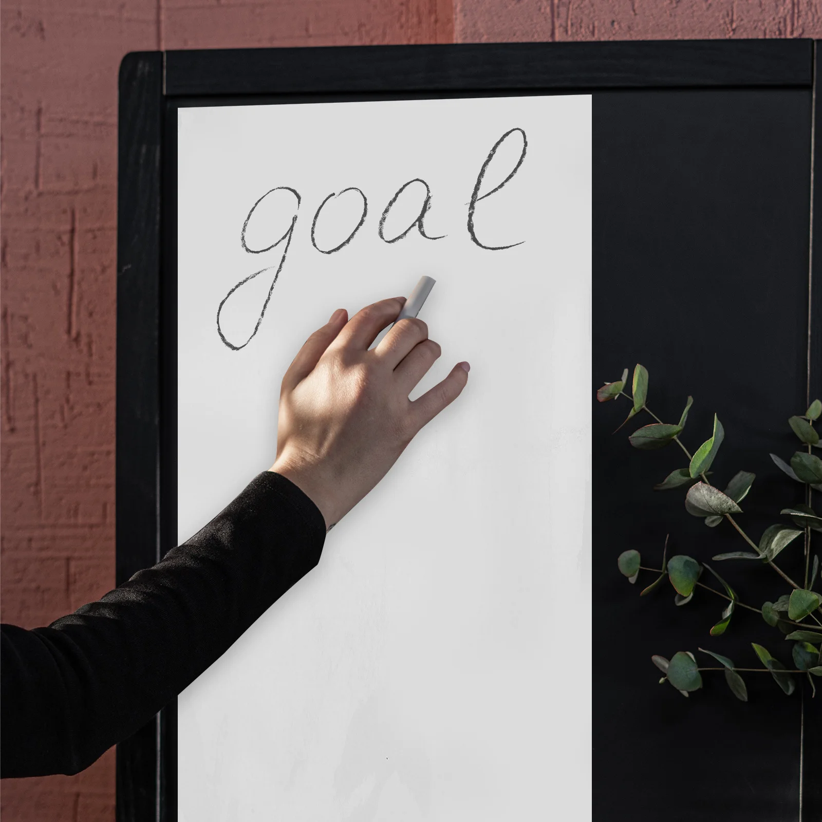 لفة لاصقة لاصقة لورق جدران السبورة DIY للمنزل والمطبخ والمكتب قابلة للتخصيص بأي حجم وأسطح أملس ملصق سبورة