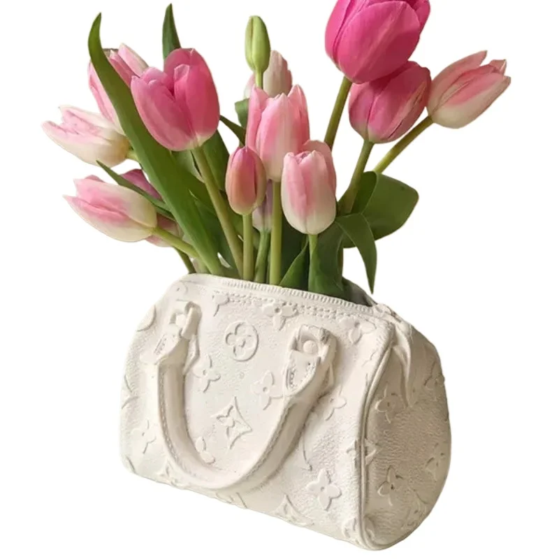 

Small unique handbag vase