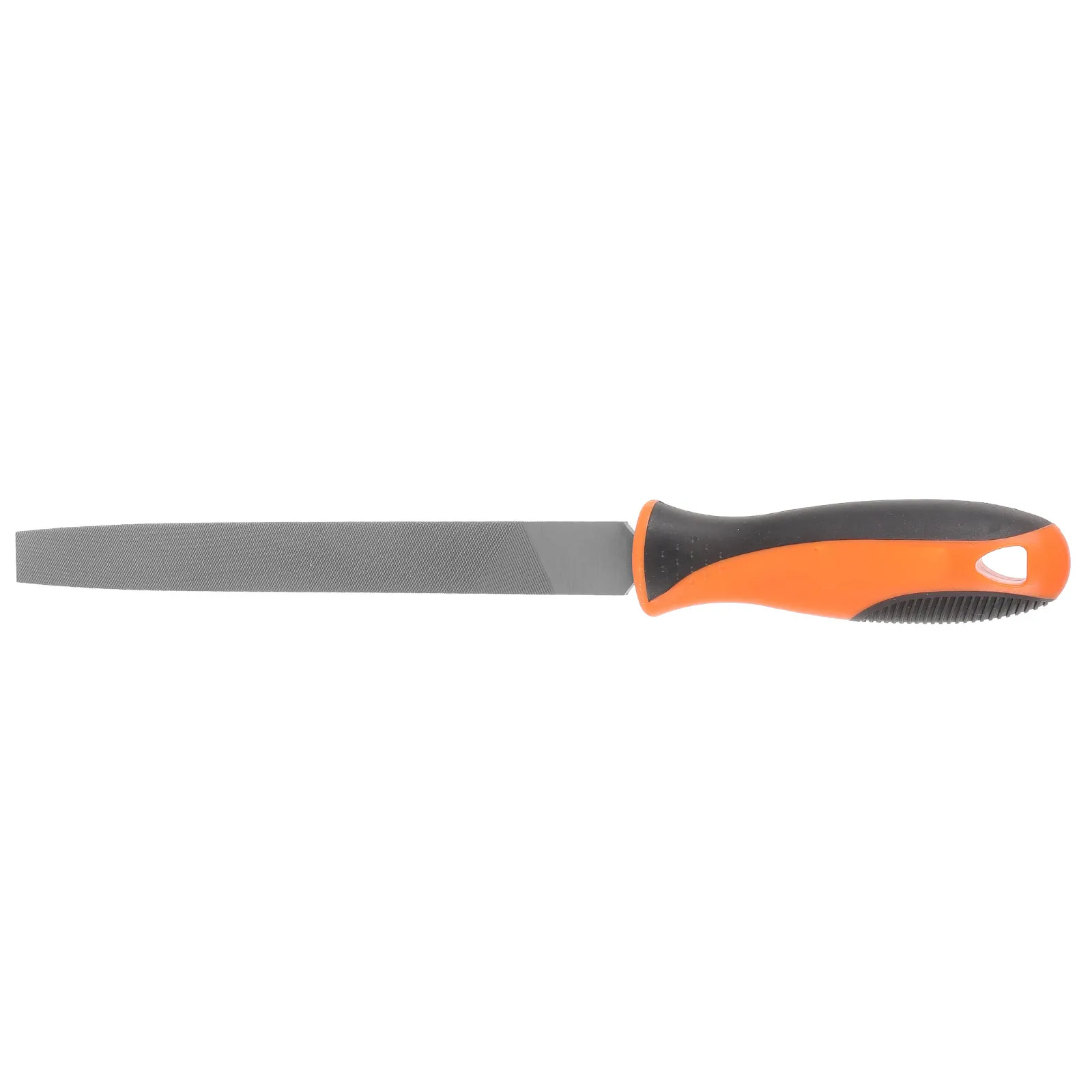 Flat File Ergonomic Anti-Slip Handle Alloy Flat Hand File for Deburring Trimming Chamfering Polishing Woodworking Portable Use