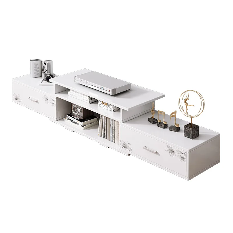 #Telescopic TV cabinet new simple modern small apartment living room bedroom simple small TV cabinet household
