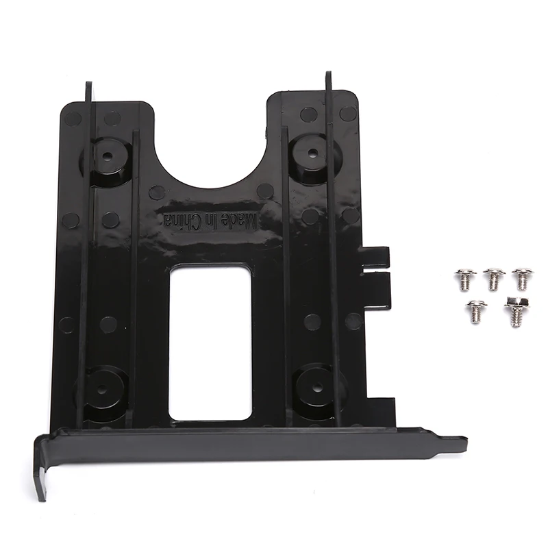 PCI Slot 2.5inch HDD SSD Rear Panel Mount Bracket Hard Drive Adapter Tray Caddy