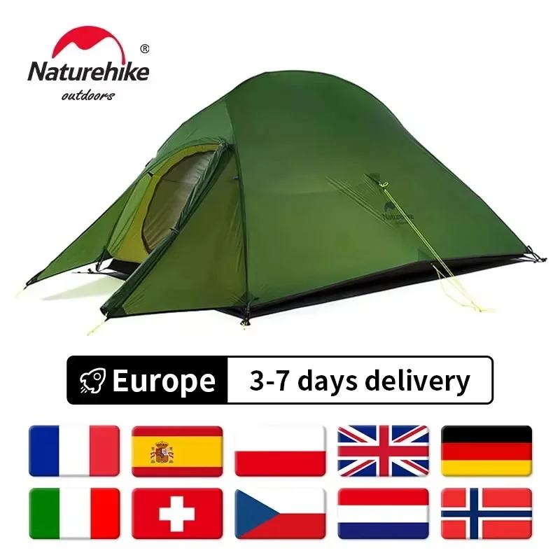 Naturehike Cloud Up 3 Upgraded Tent Ultralight Camping Tent Waterproof Outdoor Hiking Travel Tent Backpacking Cycling Tent