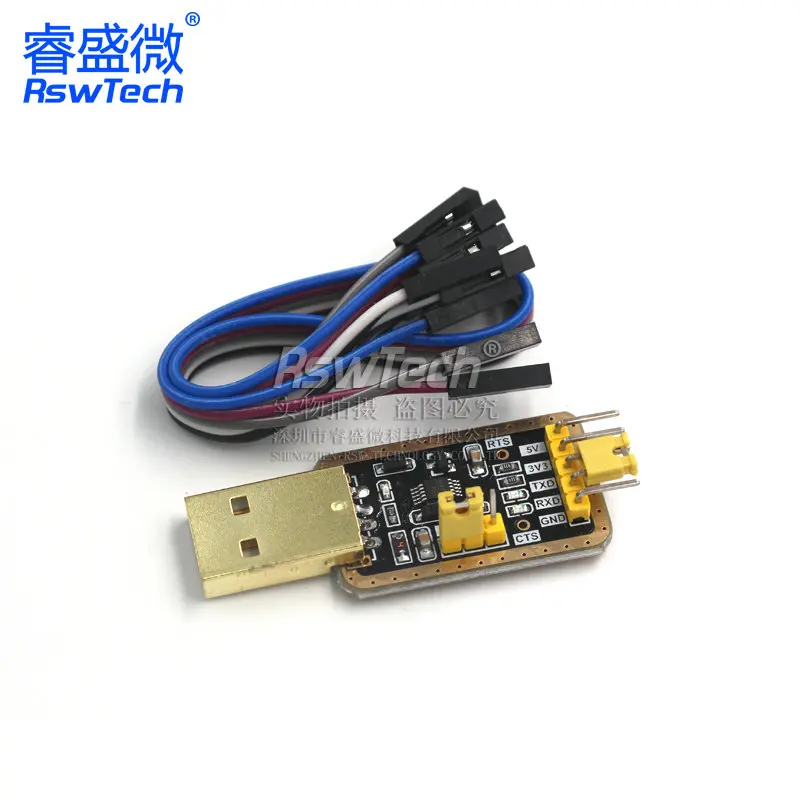 CH340E Mini serial port module of PL2303 , CH340 RS232 to TTL module upgrade USB to serial port in nine Brush small plates