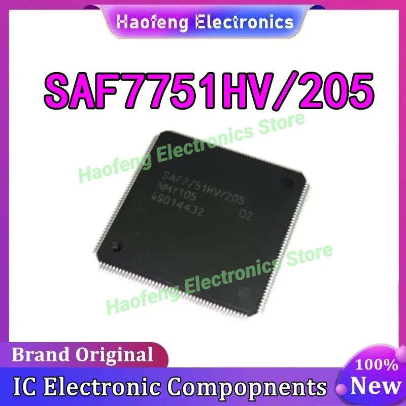SAF7751HV/207 SAF7751HV/205 السيارات الكمبيوتر مكبر كهربائي معالجة الصوت رقاقة رقاقة QFP-176 في المخزون