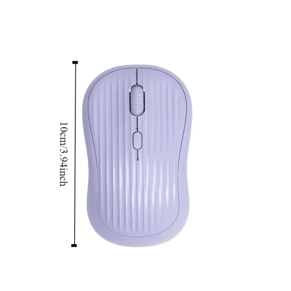 Sensitive Dual Mode Mouse Silent Type-C Wireless Mute Mouse 2.4G Bluetooth Ergonomic Rechargeable Computer Mouse