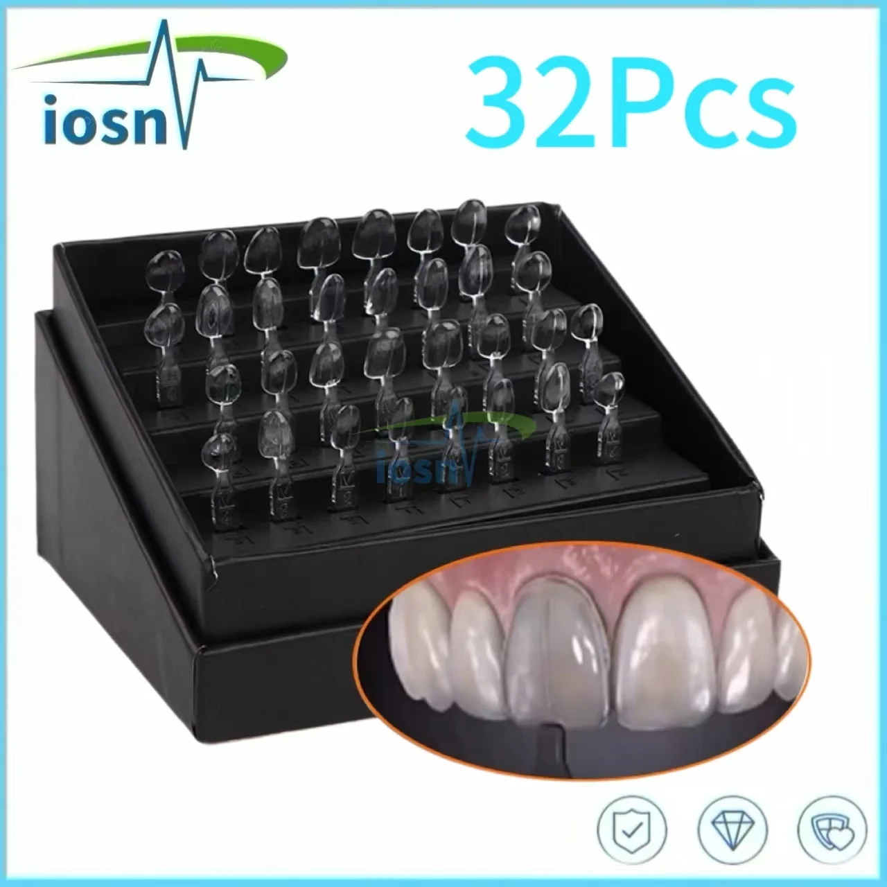 Dental Teeth Mould For Composite Teeth Resin Veneers Light Cure Filling Anterior Front Tooth Whitening Dentistry Lab Dental tool