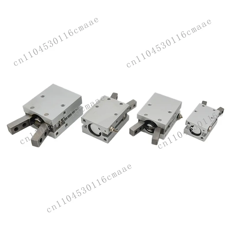 MHC2 Series Parallel Fulcrum Finger Cylinder Y Type Aluminum Alloy Mechanical Jaw Pneumatic Element Double Action