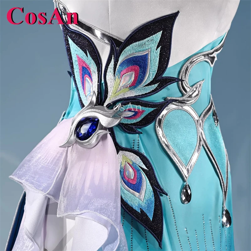 CosAn Hot Game Honkai: Star Rail Yao Guang Cosplay Costumes Sweet Elegant Uniform Dress Activity Party Role Play Clothing S-XXL - view 5