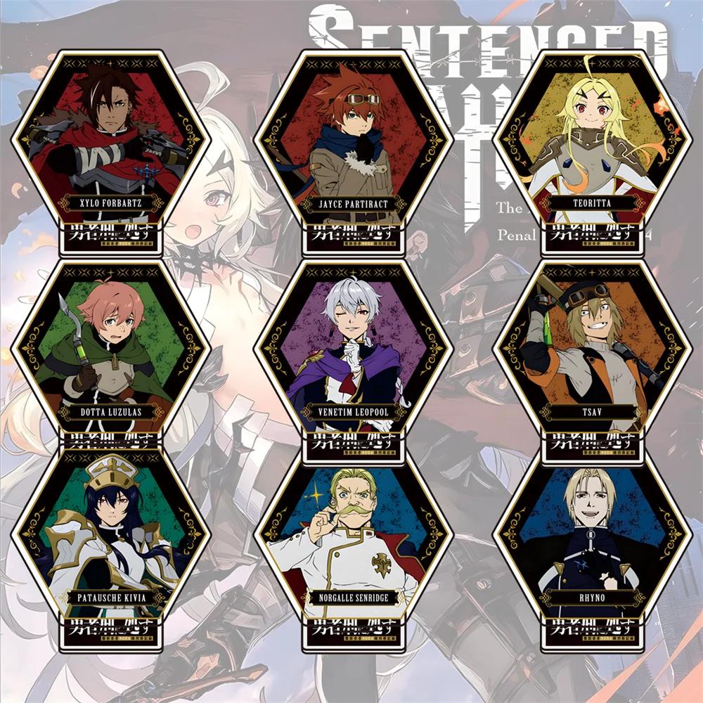 Nuevo Anime Sentenced to Be a Hero, Soporte Acrílico de 10 cm, Decoración de Mesa, Accesorios Decorativos, Regalos, Producto Exquisito