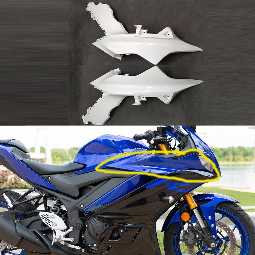 

Motorcycle Unpainted Left& Right Panel Cover Cowl Fairing For YAMAHA YZF R3 R25 2019 2020 2021 19-21