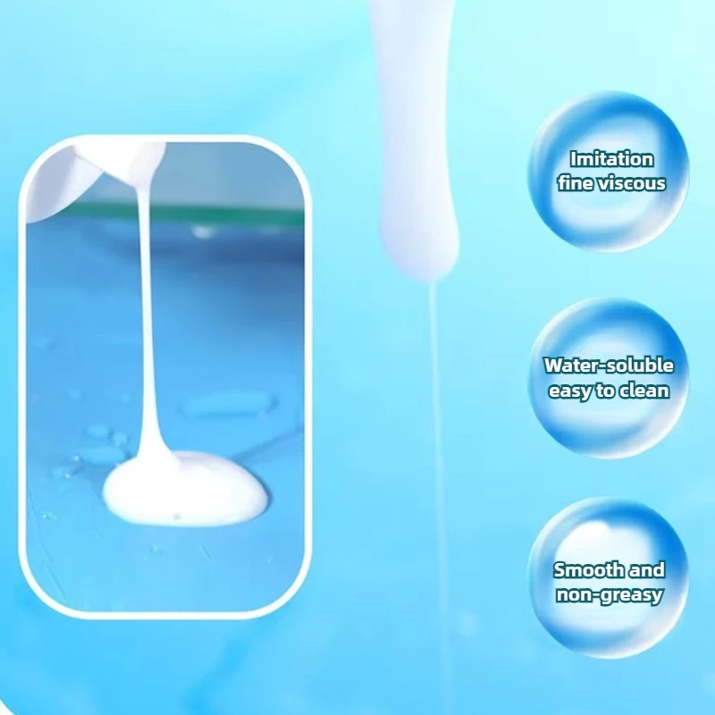 Nachahmung Samen Anal Gleitmittel Paare Flirten Intimsex auf Wasserbasis Liebesgel Vaginal Verbessern Trockenheit Gel Homosexuell Anal Produkt