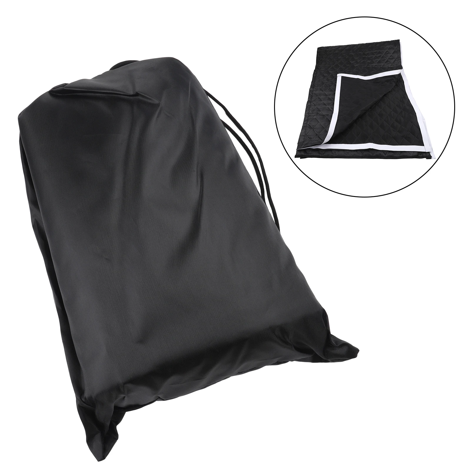 Thermal Door Cover RV Door Curtain Seasonal Comfort Hassle-Free Installation For Outdoor Travel Camper Thermal Door Cover