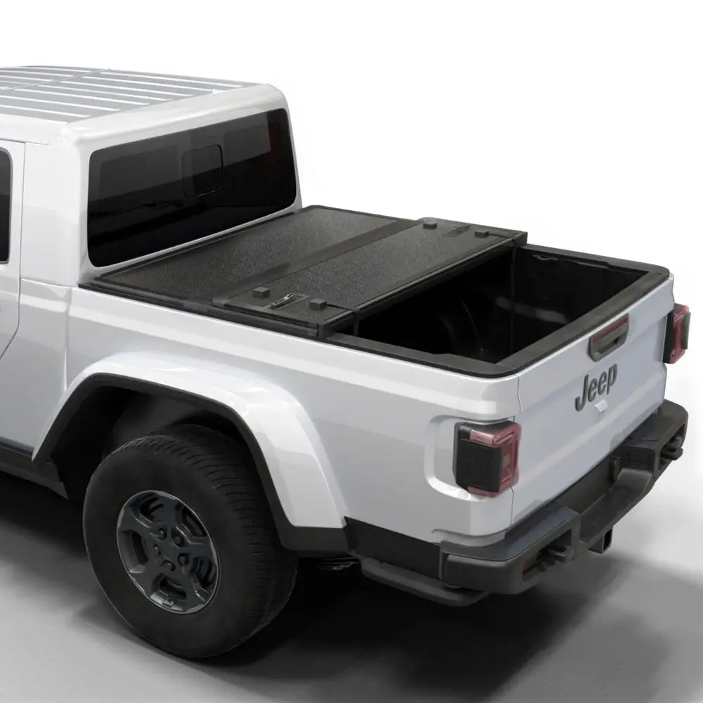 Hard Folding Truck Bed Tonneau Cover HTF031Fits 20202026 Jeep Gladiator 5 Bed 60.3