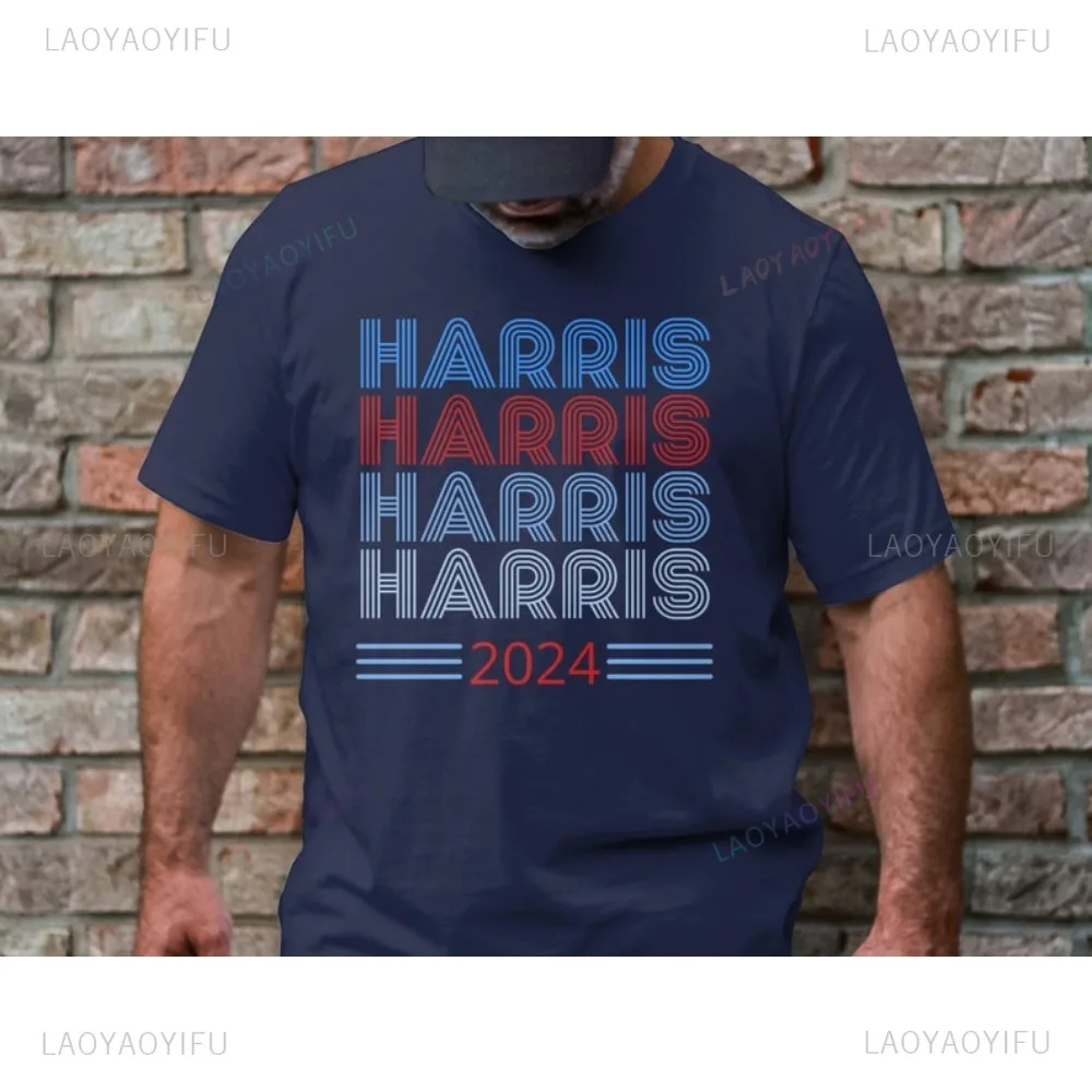 Presidential Campaign 2024 Harris 2024 TShirt Election Shirt Save Democratic T-Shirt Humor Cotton Letters Printed Campaign Tees image 2