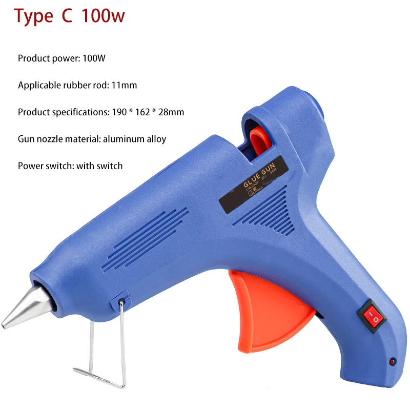 30/60W Hot Melt Glue Gun Mini Household Industrial Silicone Guns DIY Crafts Arts Heat Temperature Thermo Electric Repair Tool