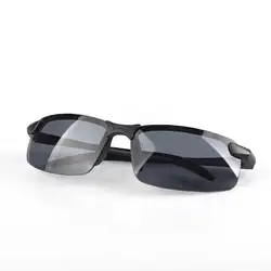Night Vision Glasses Men Anti-Glare Driving Goggle Half Frame Polarized Sunglasses for Driver UV400 Day and Night Glasses
