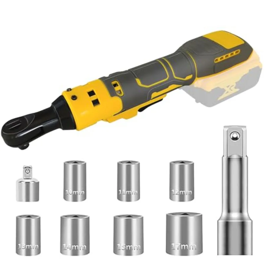 

Беспроводной гайковерт для аккумулятора Dewalt 20V, 3/8 дюйма, электрический, 45 фут-фунтов, 60 Нм, с регулировкой скорости, 580 об/мин, мощность 8.0 кВт.