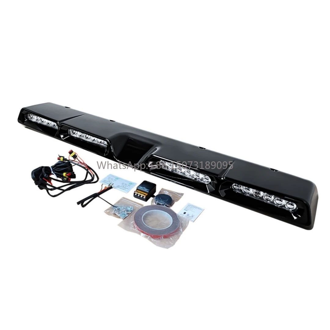 

Новый дизайн 4x4 передняя крышка на крышу со светодиодной глянцевой черной автомобильной лампой на крышу DRL для Vw Amarok 2023 2024 2025