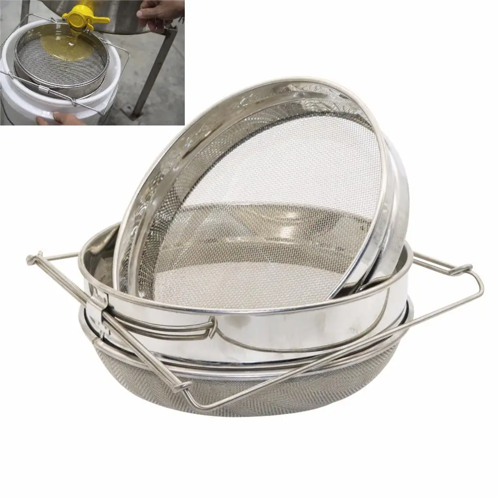 

Beekeeping Honey Filter To Remove Impurities Double Sieve Kitchen Flour Sieve Beekeeping Tools Stainless Steel Gardening Tools