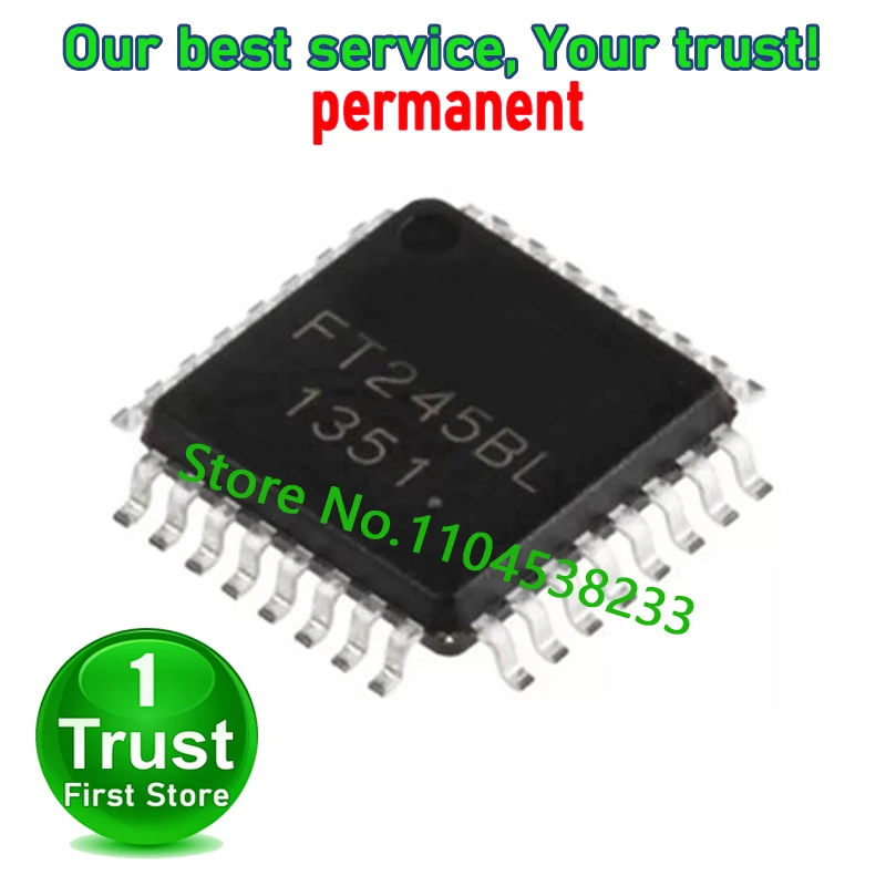FT245BL FT245BM FT245 QFP32 1PCS   Trust First   in stock