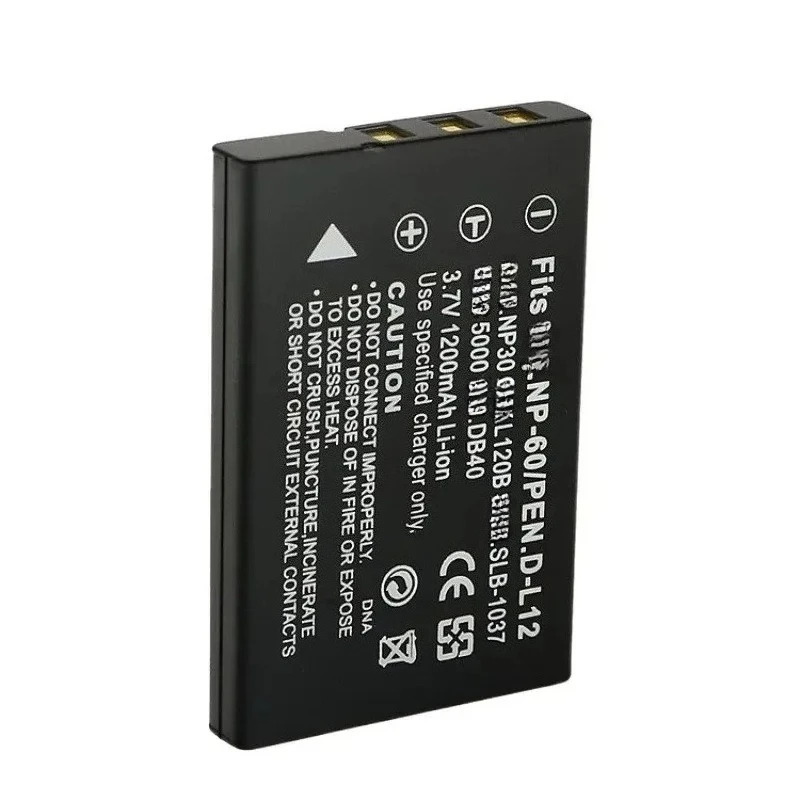 

3.7V 1200mAh Replacement Battery for D-L12 FNP60 NP-60 Camera