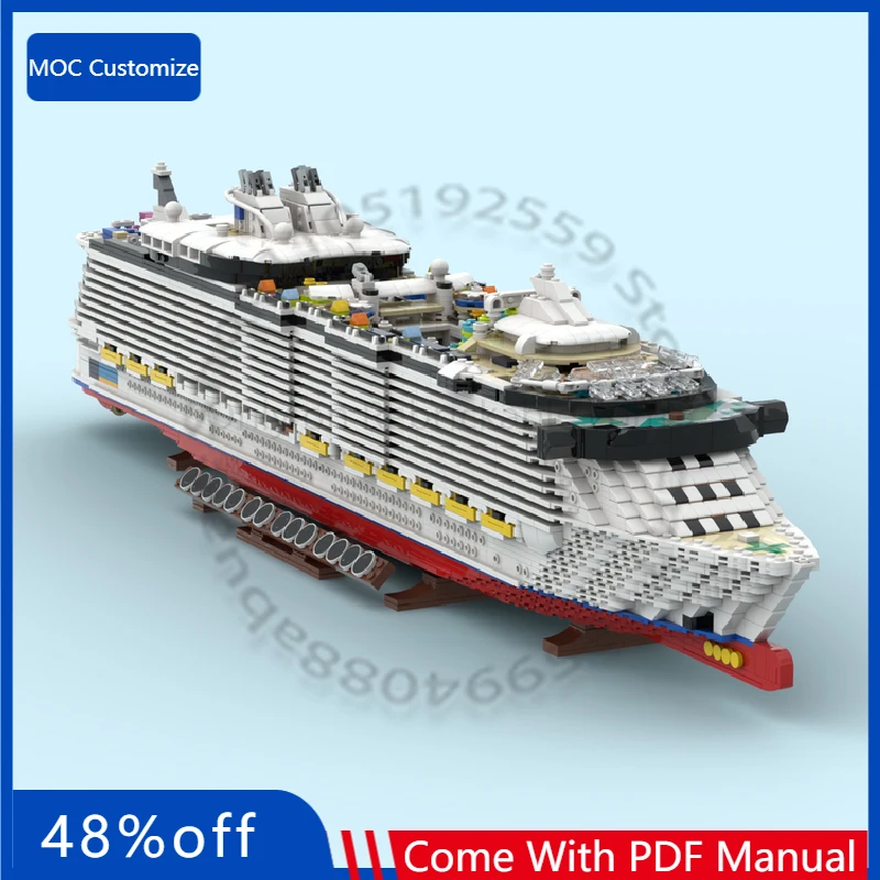 6646ピース ウォーシリーズ オアシス・オブ・ザ・シーズ MOC カスタマイズ モジュラービルディングブロック ブリックモデルデザイン シンプルDIY 男の子向け組み立ておもちゃ ギフト