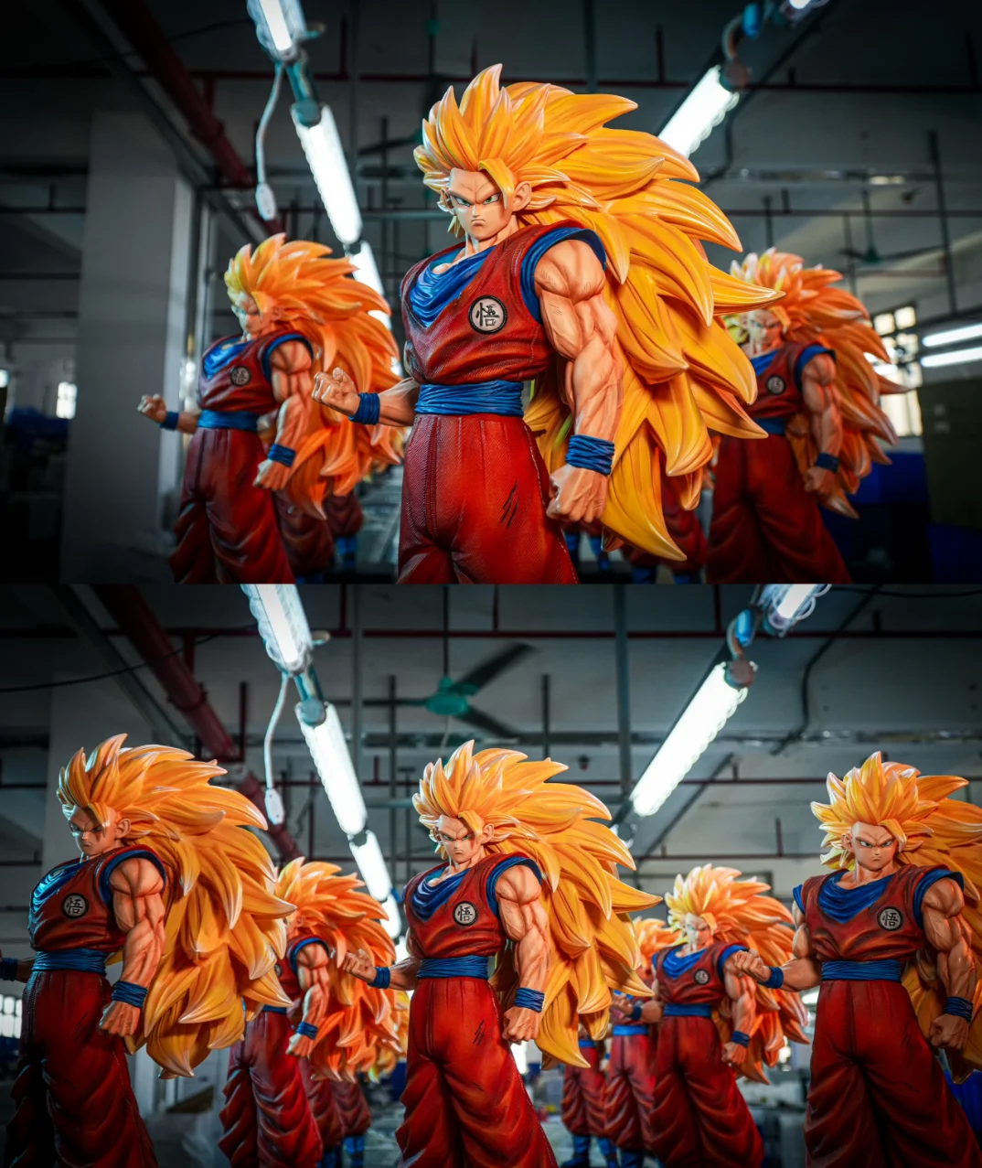 JT Studio Dragon Ball Super Three Goku 54cm Super Large Saiyan Handmade Collectible Ornament Statue Model