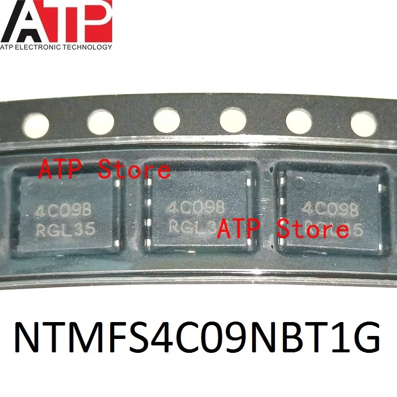 

10-100 шт. 100% новый оригинальный транзистор NTMFS4C09NBT1G 4C09B 4C098 QFN-8 MOSFET N-канальный 30В 52А SO8FL