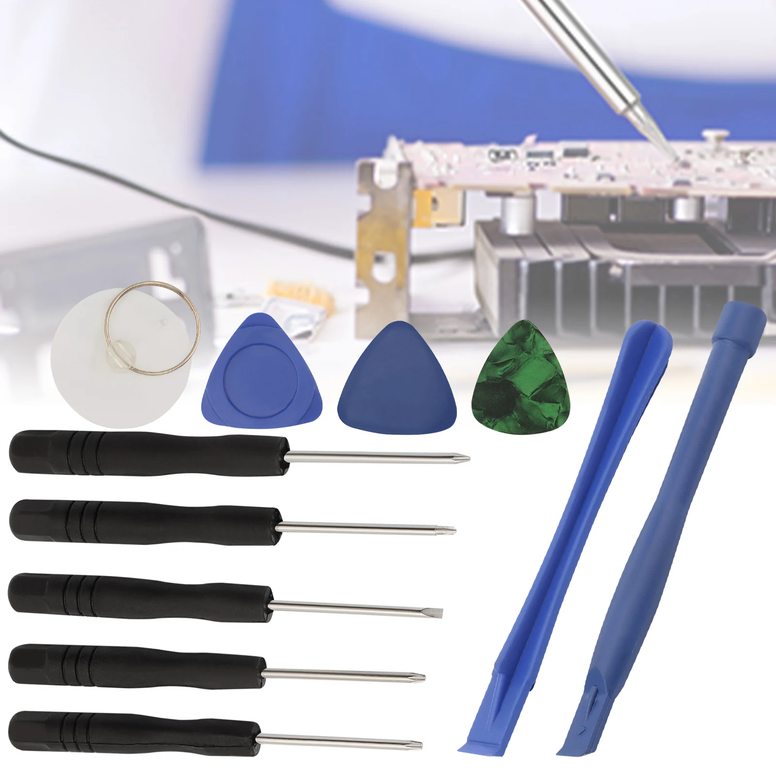 11 In 1 Screwdrivers Kits Mobile Cell Phone Opening Pry Repair Tool Kit Fit for Phone