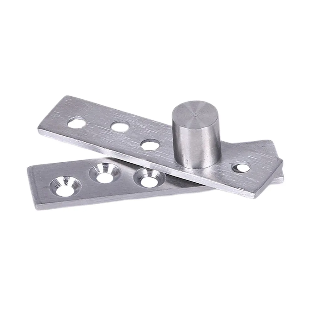 1Pcs 360 Degree Rotating Stainless Steel Furniture Hinge Door Pivot Up Down Shaft for Cabinet Door Safe Reliable Closure