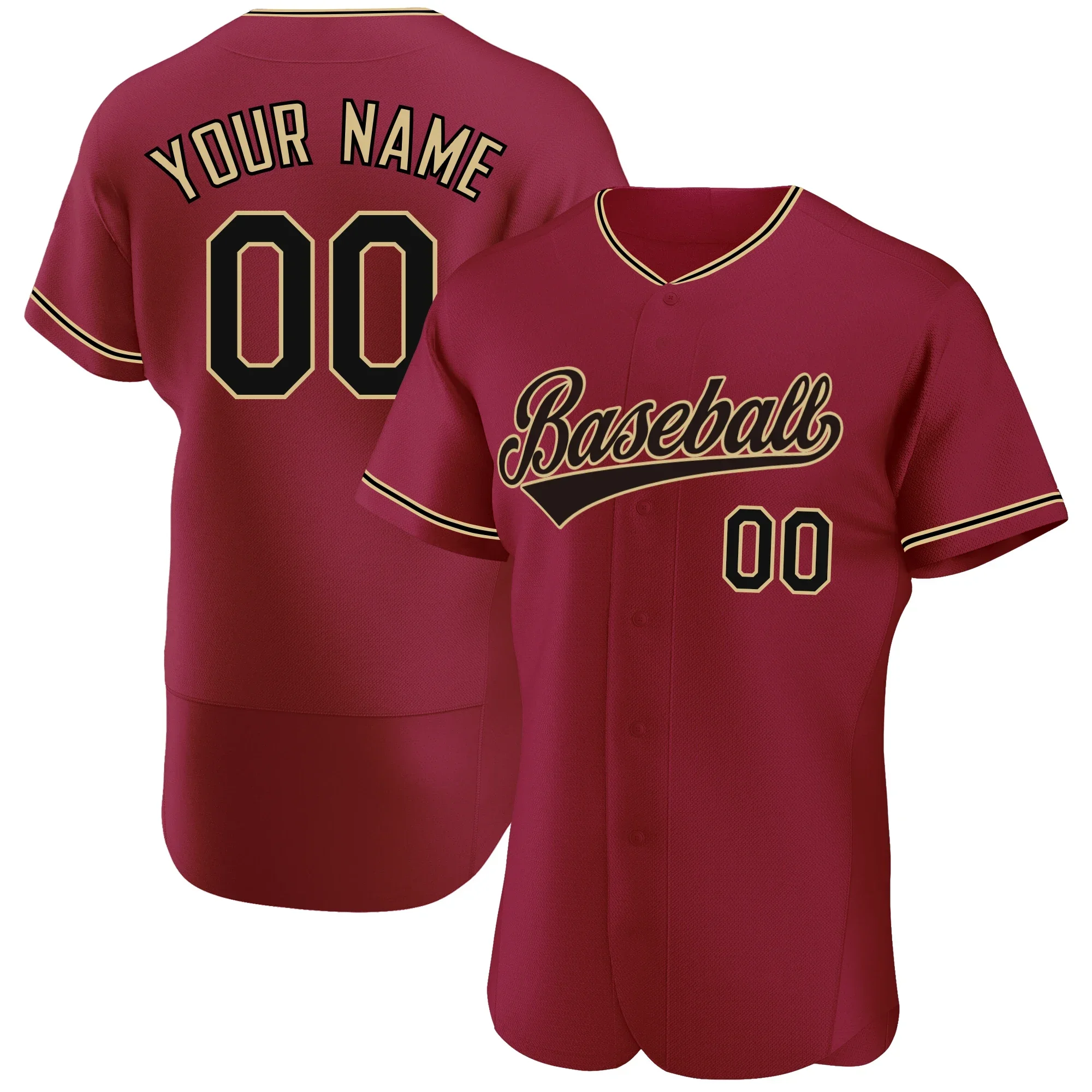 Custom Baseball Jersey Printing Team/Your Name/Number Mesh Breathable Design Your Own Softball Uniform for Men/Kids Big size