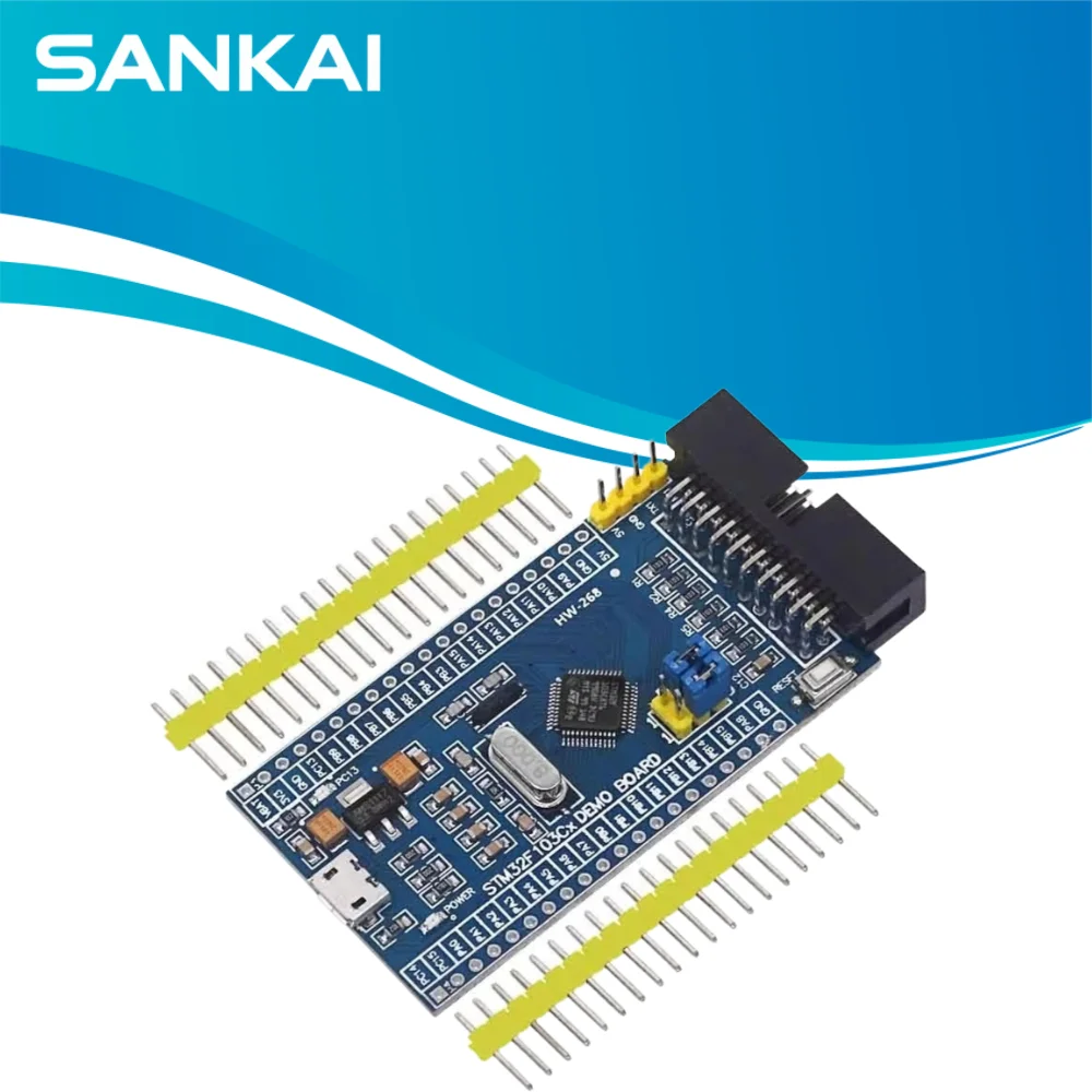 STM32F103C8T6 Blue Pill Board, Cortex-M3 72MHz, 64KB Flash, Micro USB, JTAG/SWD