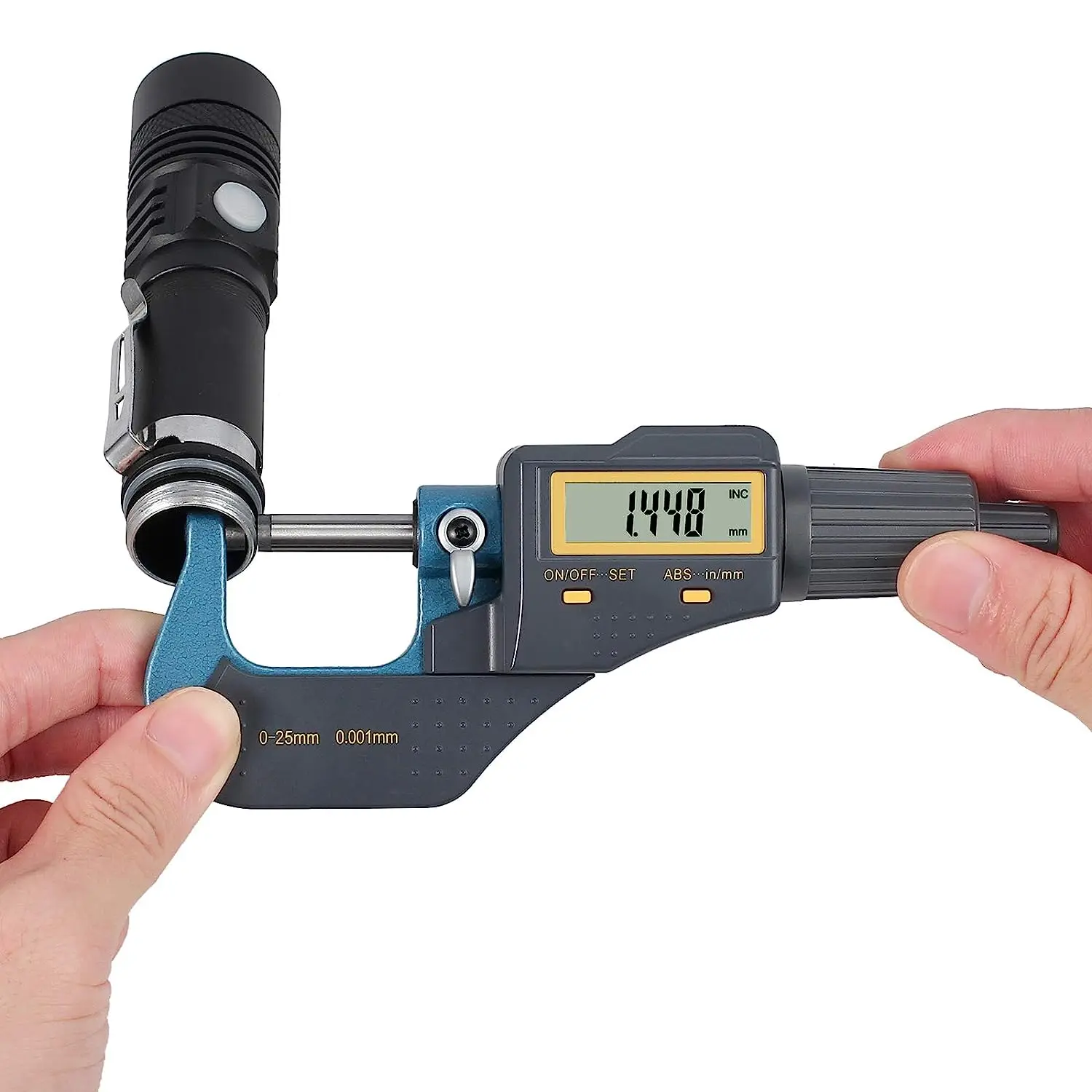 

High Accuracy Digital Micrometer 25/50/75/100mm MM/Inch Size For Precision Measurements
