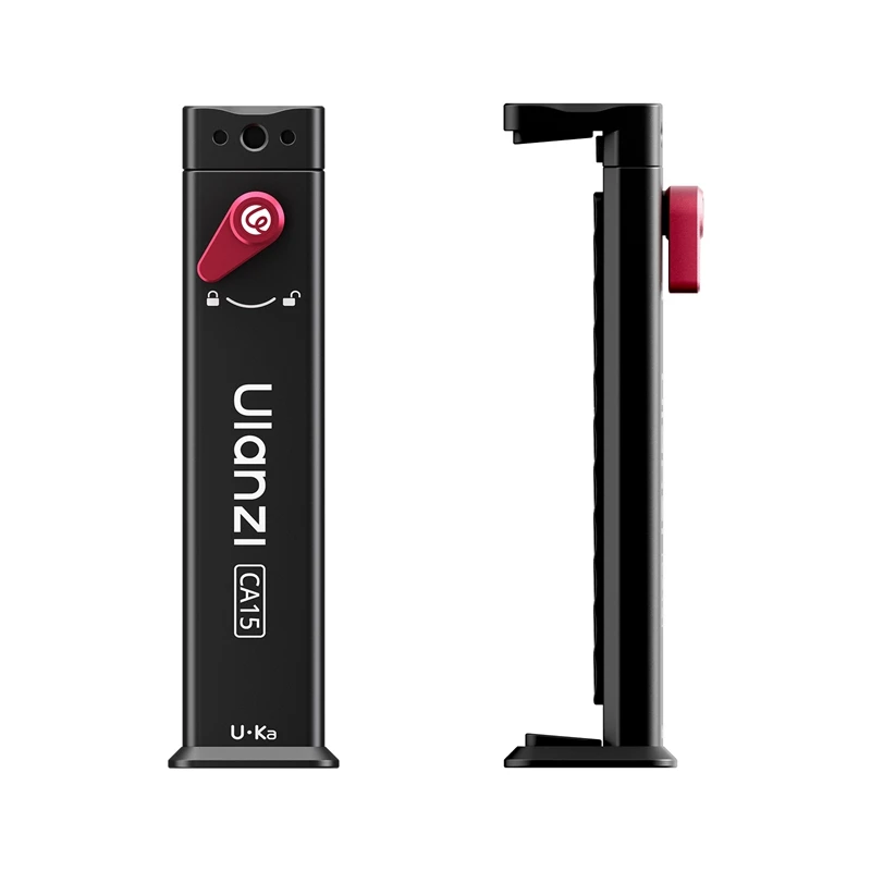 Ulanzi CA15 OneLock Metalowy uchwyt do tabletu do iPada/tabletów o przekątnej 4,7-12,9 cala z otworem na śrubę 1/4 cala i podstawą Uka — zdjęcie produktu 7