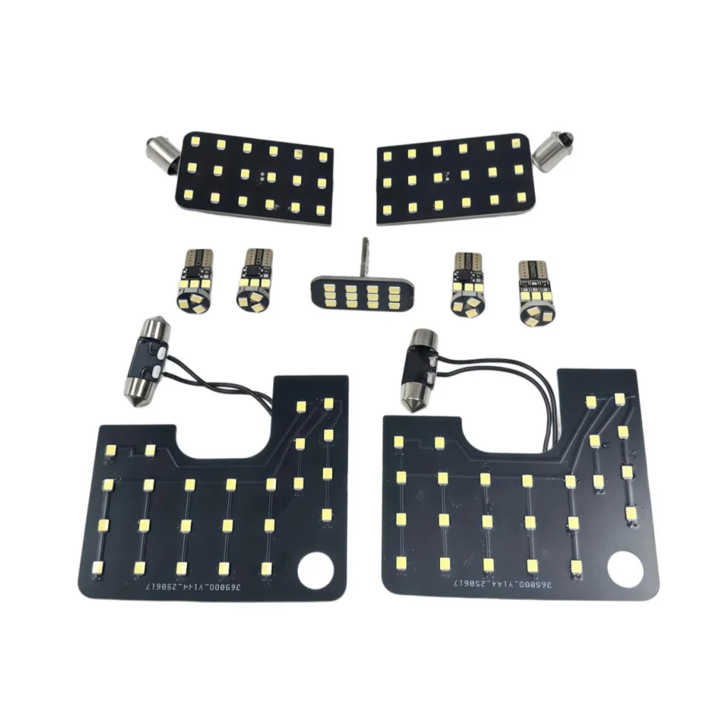 July King Car Reading Lights Compatible with Nissan Caravan NV350 E26 GX, 9 pcs 6000K LED Indoor Dome Map Light, Super Bright