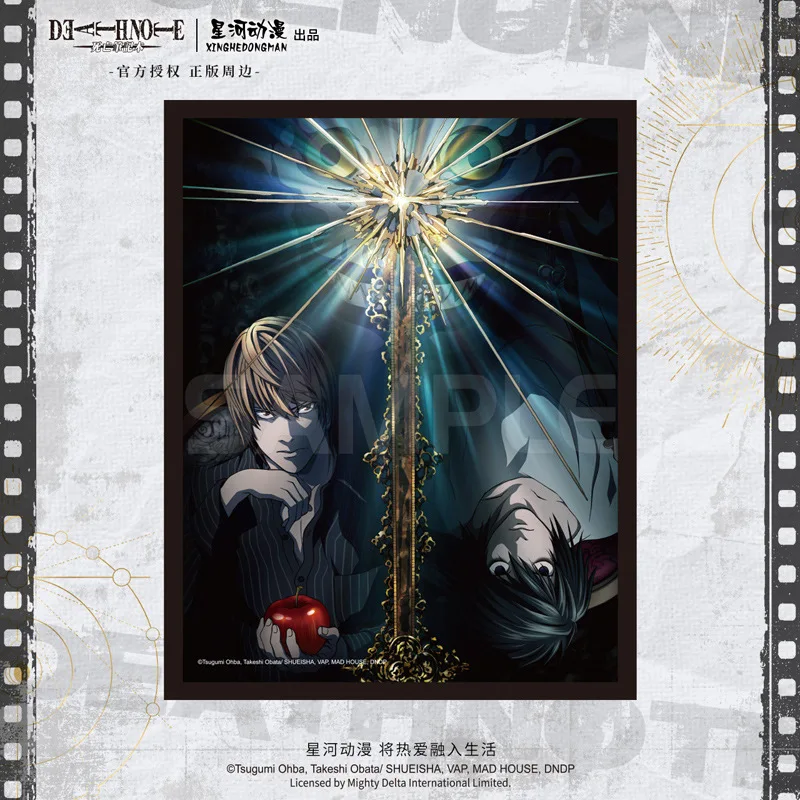 Death Note Light Yagami L Lawliet Near Mello Ryuk Misa Amane China Official Authorization Group Series Art Board Paper Standee