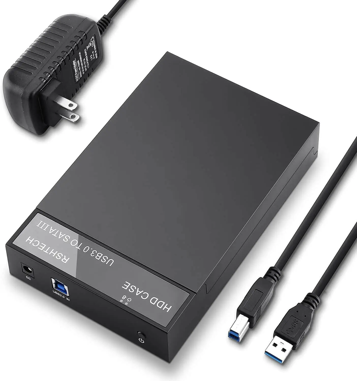 

Корпус жесткого диска RSHTECH USB 3.0 — SATA Док-станция для внешнего жесткого диска для твердотельного накопителя 2,5/3,5 дюйма SATA I/II/III до 20 ТБ