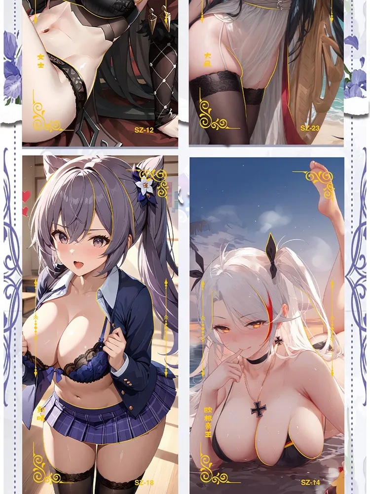 2024 최신 여신 스토리 카드, 바람과 달이 바운드리스 2 컬렉션 카드, Waifu Acg TCG 부스터 박스, 장난감 및 취미 선물