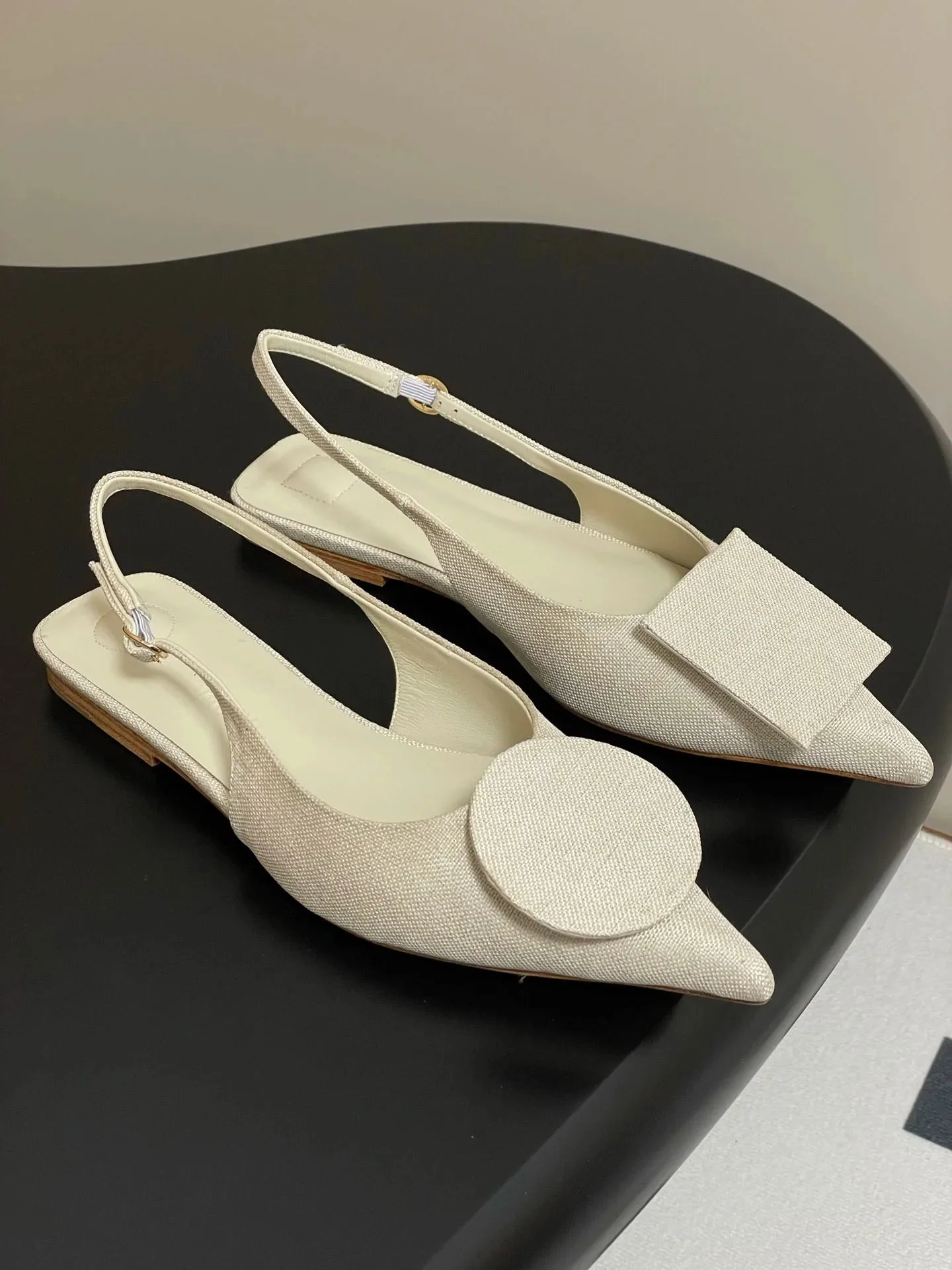 Scarpe da donna Slingback Flats Ballerine Slingbacks Piastre Sandali