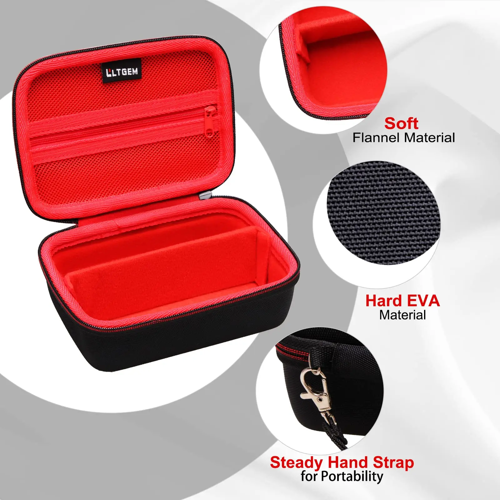 Custodia rigida in EVA per VTech KidiZoom Creator Cam Borsa protettiva per il trasporto della fotocamera giocattolo per bambini